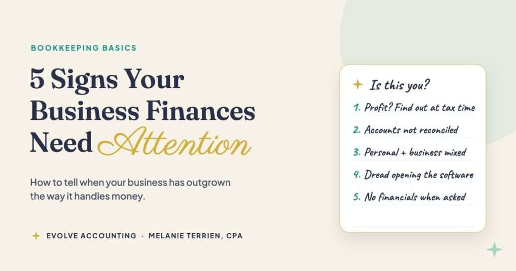 5 Signs Your Business Finances Need Attention