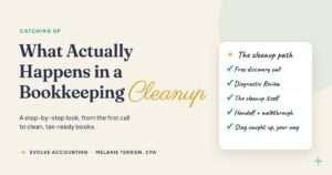 What Actually Happens in a Bookkeeping Cleanup