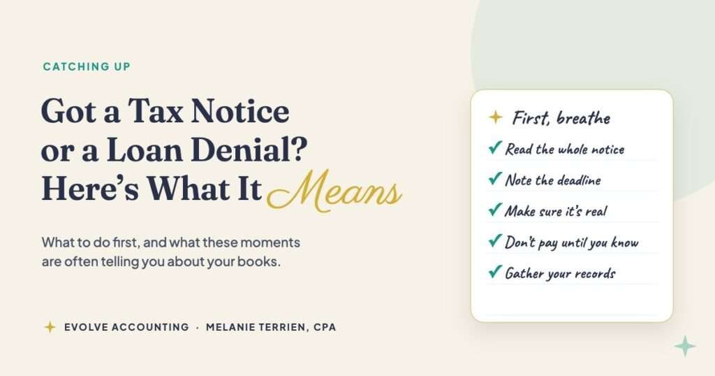 Got a Tax Notice or a Loan Denial? Here's What It Means