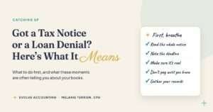 Got a Tax Notice or a Loan Denial? Here’s What It Might Be Telling You